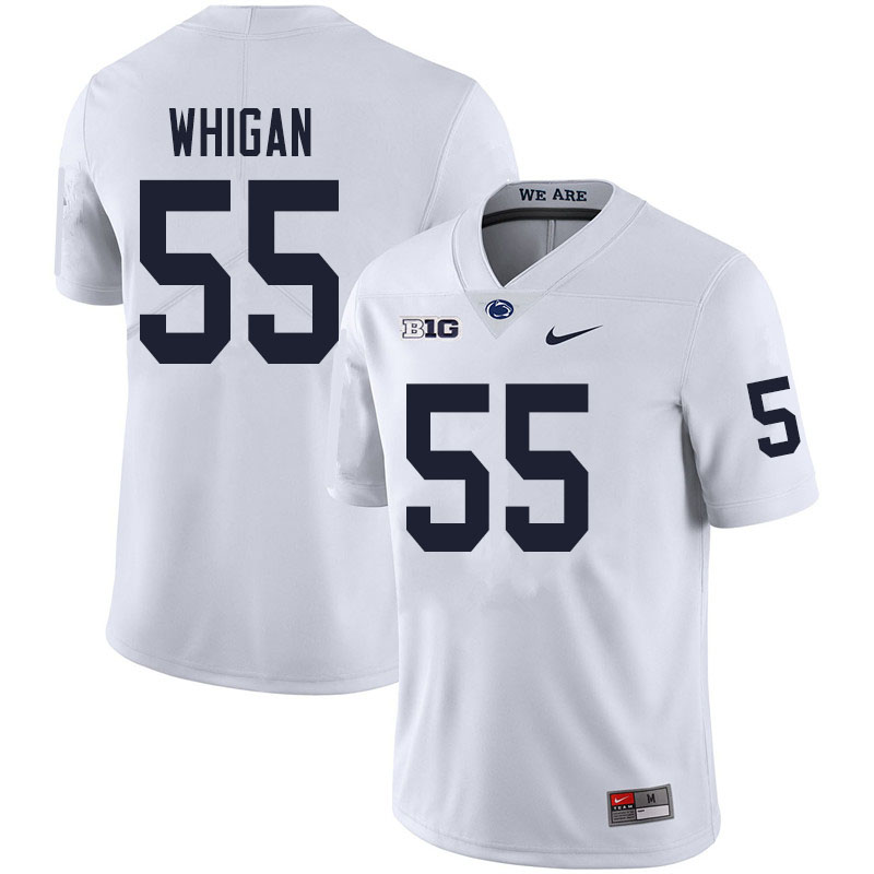 NCAA Nike Men's Penn State Nittany Lions Anthony Whigan #55 College Football Authentic White Stitched Jersey YUY4798JS